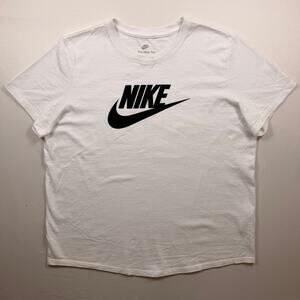 Nike Men's Sportswear Icon Futura T-Shirt White/Black